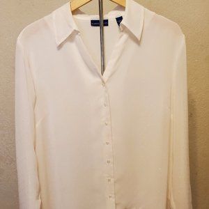 KAREN SCOTT SZ XL cream sparkle